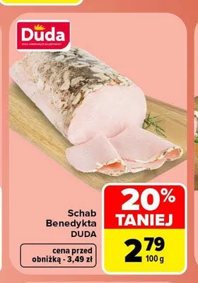 Schab Benedykta Duda promocja w Carrefour Market