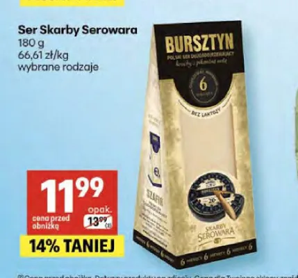 Ser Skarby Serowara promocja w Delikatesy Centrum