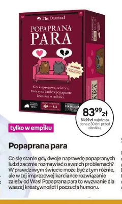 Gra karciana Popaprana para The Oatmeal promocja w Empik