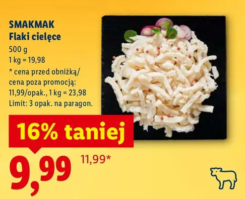 Flaki cielęce promocja w Lidl