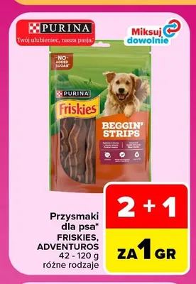 Przysmaki dla psa Friskies promocja w Carrefour