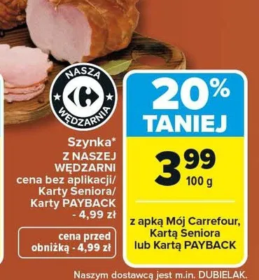 Szynka promocja w Carrefour Market