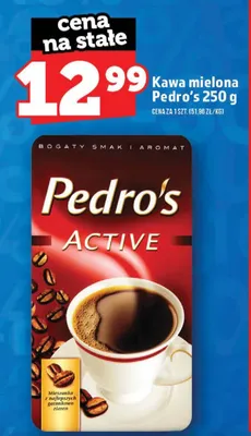 Kawa mielona Pedro's Active promocja w TOPAZ