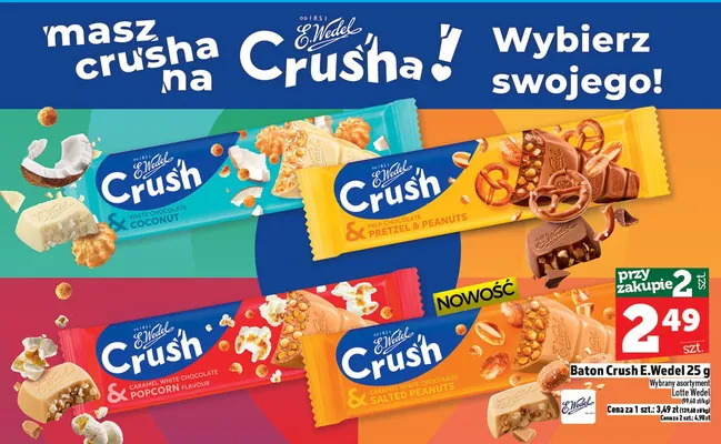 Baton Crush E.Wedel 25g promocja w TOPAZ