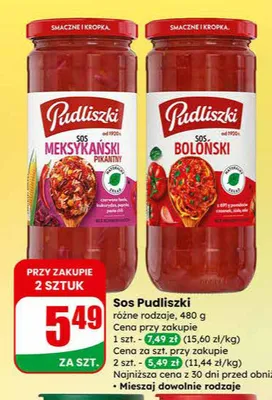 Sos boloński promocja w Dino