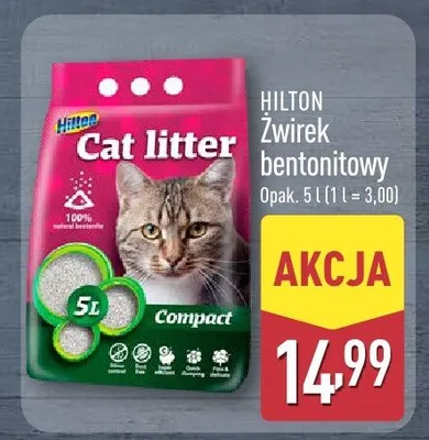 Żwirek bentonitowy promocja w Aldi