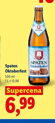 Piwo Spaten Oktoberfest promocja w Lidl