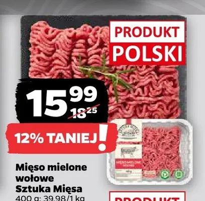 Mięso mielone z łopatki SZTUKA MIĘSA promocja w Netto