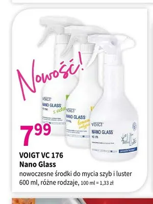 Płyn do mycia szyb i luster Voigt VC 176 Nano Glass Lemon promocja w Drogerie Polskie