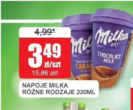 Napój mleczny Milka Chocolate Milk promocja w Bingo