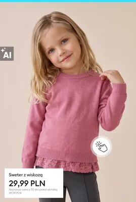Sweter z wiskozą promocja w Sinsay