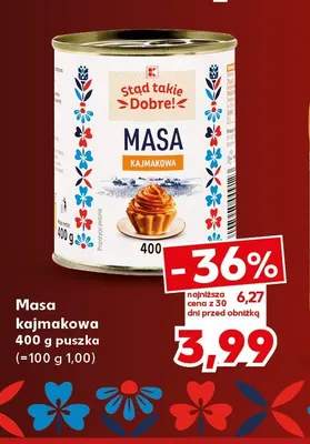 Masa kajmakowa K-Stąd Takie Dobre promocja w Kaufland