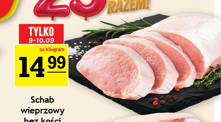 Schab wieprzowy bez kości promocja w Gram Market