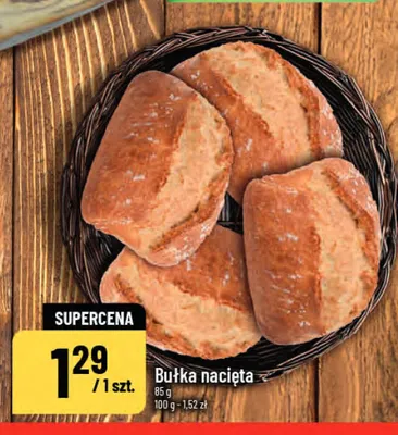 Bułka nacięta promocja w POLOmarket