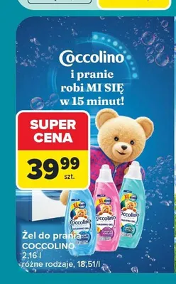 Żel do prania Coccolino Care Sensitive promocja w Carrefour