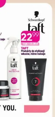 Produkty do stylizacji włosów Taft promocja w Drogerie Koliber
