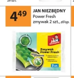 Zmywak Power Fresh Jan Niezbędny promocja w Drogerie Laboo