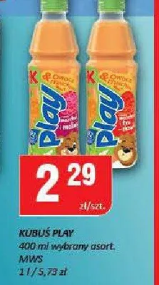 Napój Kubuś Play promocja w Chorten