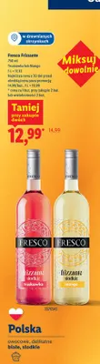 Wino Frizzante truskawka lub Mango promocja w Lidl