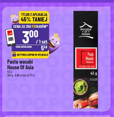 Pasta wasabi House of Asia promocja w POLOmarket
