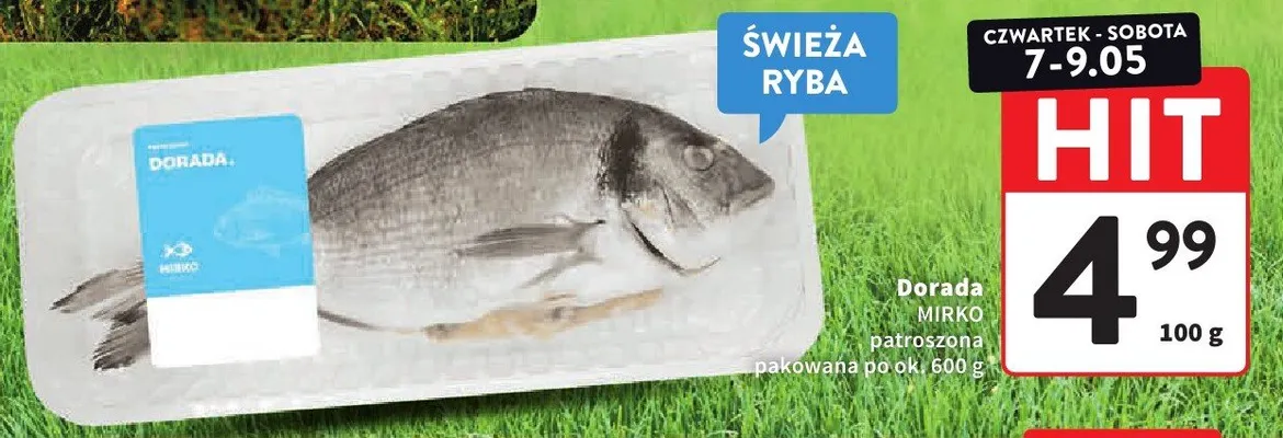 Dorada Mirko patroszona promocja w Intermarche