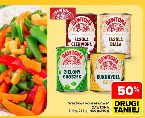 Fasola biała Dawtona promocja w Carrefour