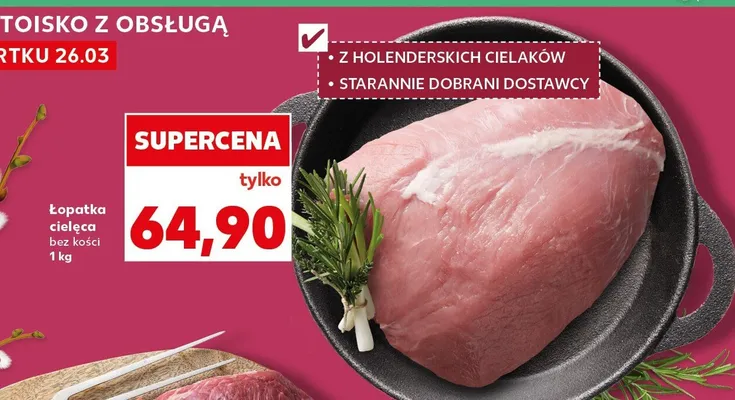 Łopatka wołowa promocja w Kaufland