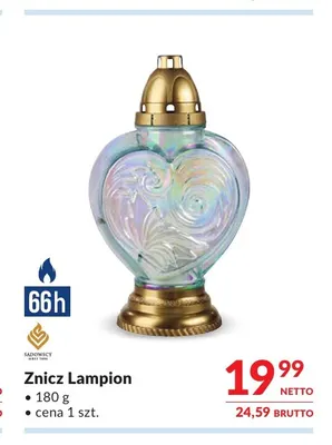 Znicz Lampion Sadowscy promocja w Makro