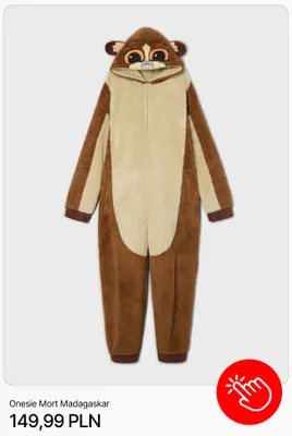 Onesie Mort Madagaskar Cropp promocja w Cropp