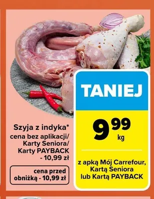 Szyja z indyka promocja w Carrefour