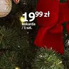 Kokarda dekoracyjna Joyful Xmas promocja w Empik