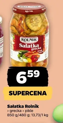 Sałatka Rolnik grecka, pikle promocja w Netto
