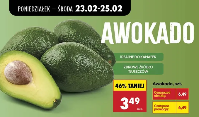 Awokado 1 szt. promocja w Biedronka