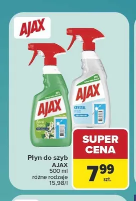 Płyn do szyb Ajax promocja w Carrefour Market