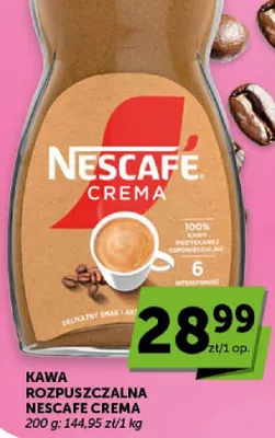 Kawa rozpuszczalna Nescafe Crema promocja w ABC