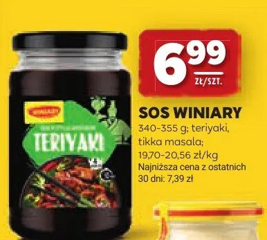 Sos Winiary teriyaki promocja w Stokrotka