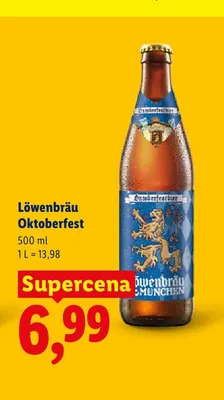 Piwo Löwenbräu Oktoberfest promocja w Lidl