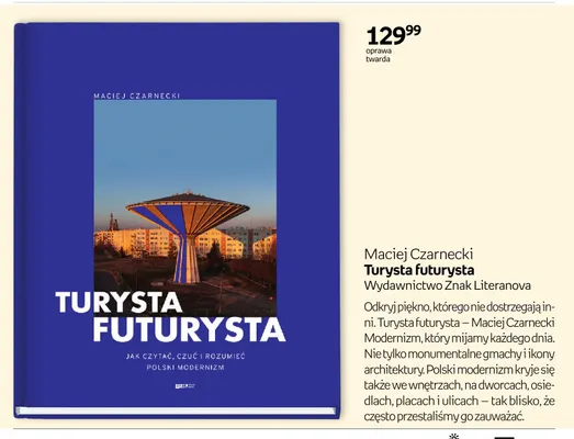 Książka Turysta futurysta Maciej Czarnecki promocja w Empik