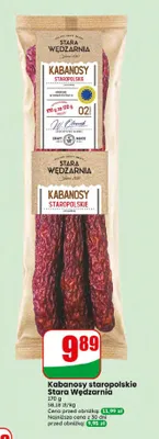 Kabanosy staropolskie Stara Wędzarnia promocja w Dino