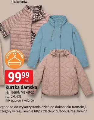Kurtka damska Maketop promocja w Leclerc