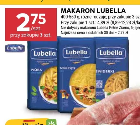 Makaron nitki cięte Lubella promocja w Stokrotka