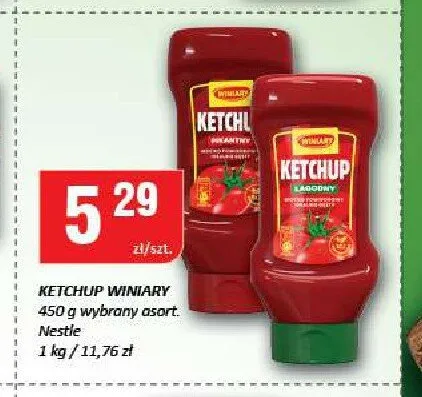 Ketchup Winiary Nestle promocja w Chorten