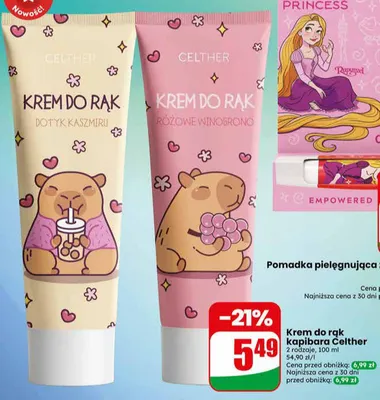 Pomadka pielęgnująca z licencją Nivea 2 rodzaje promocja w Dino