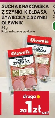 Sucha Krakowska z szynki Olewnik promocja w Stokrotka