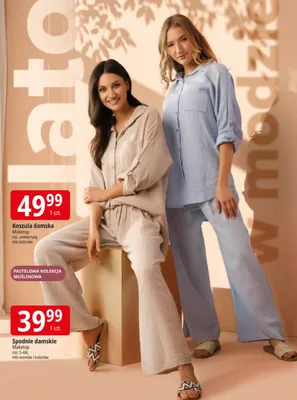 Spodnie damskie Maketop roz. 5-4XL mix wzorów i kolorów promocja w Leclerc
