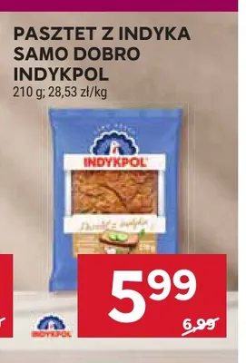 Pasztet z indyka Samo Dobro Indykpol promocja w Stokrotka