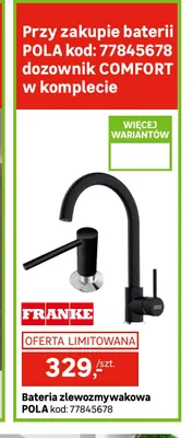 Bateria zlewozmywakowa Pola Franke promocja w Leroy Merlin