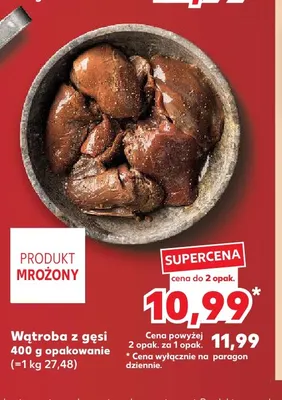 Wątroba z gęsi promocja w Kaufland