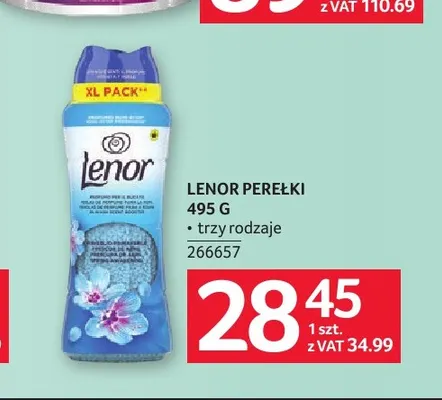 Perełki Lenor promocja w Selgros
