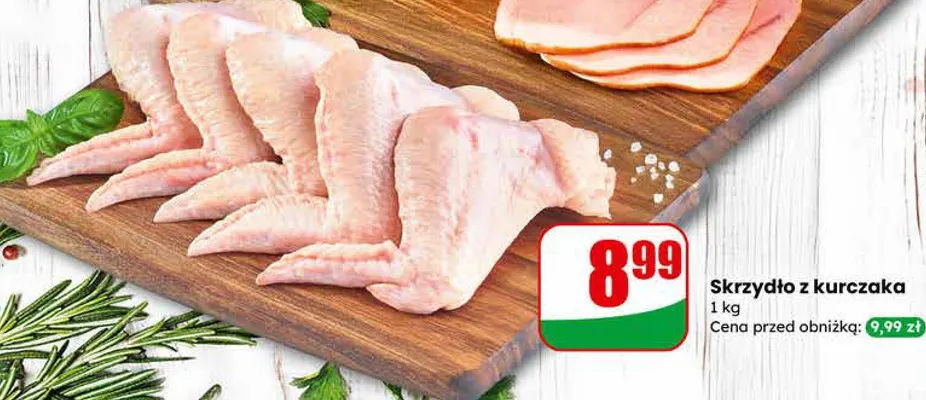 Skrzydło z kurczaka promocja w Dino